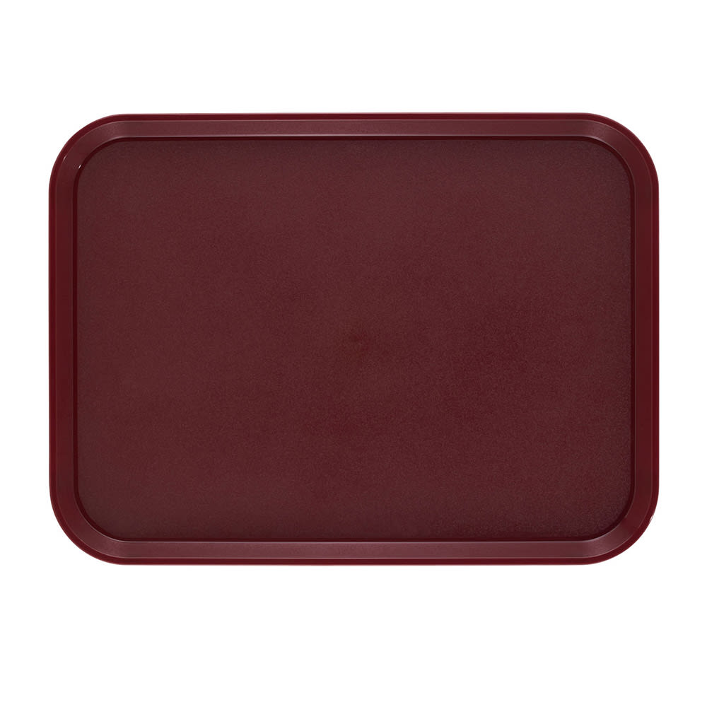 144-1418CWNS488 Rectangular Camwear® Tray - 14" x 18", Polycarbonate, Dark Cranberry