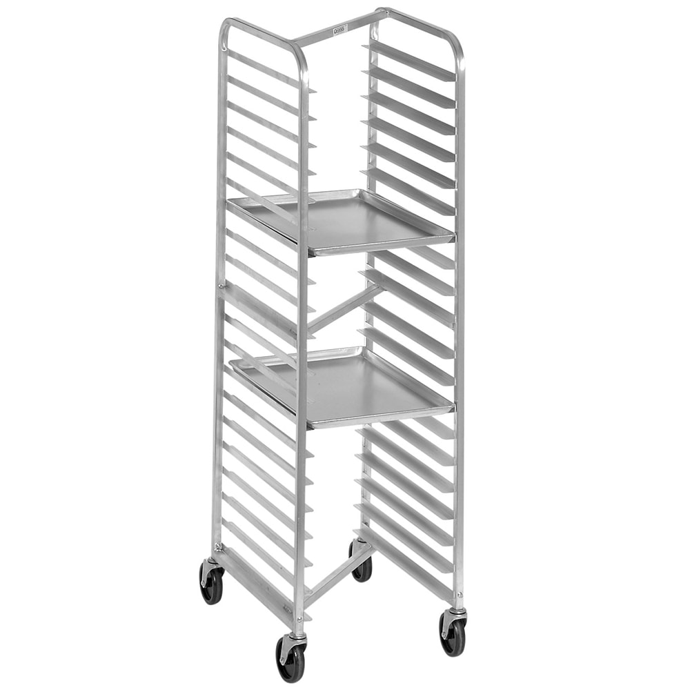 148-402SN 20 1/2"W 15 Sheet Pan Rack w/ 4" Bottom Load Slides
