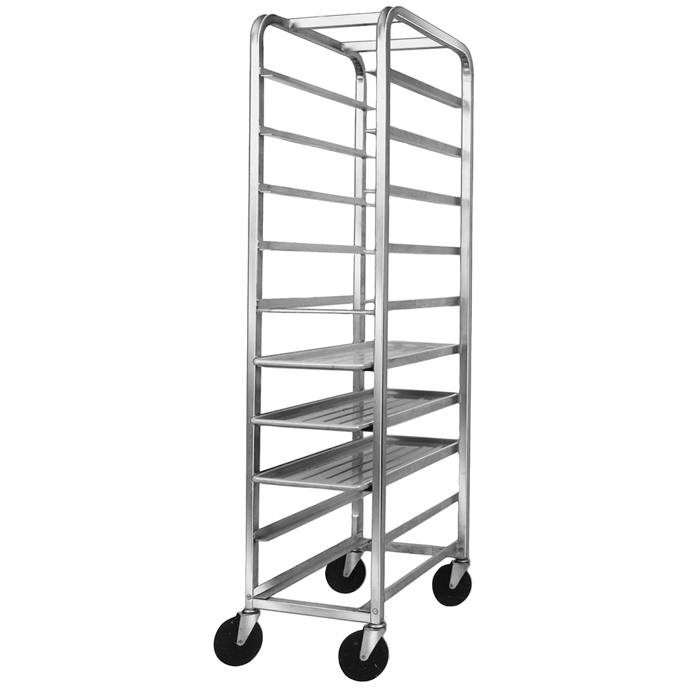 148-521SP 20 1/2"W 10 Platter Pan Rack w/ 6" Bottom Load Slides