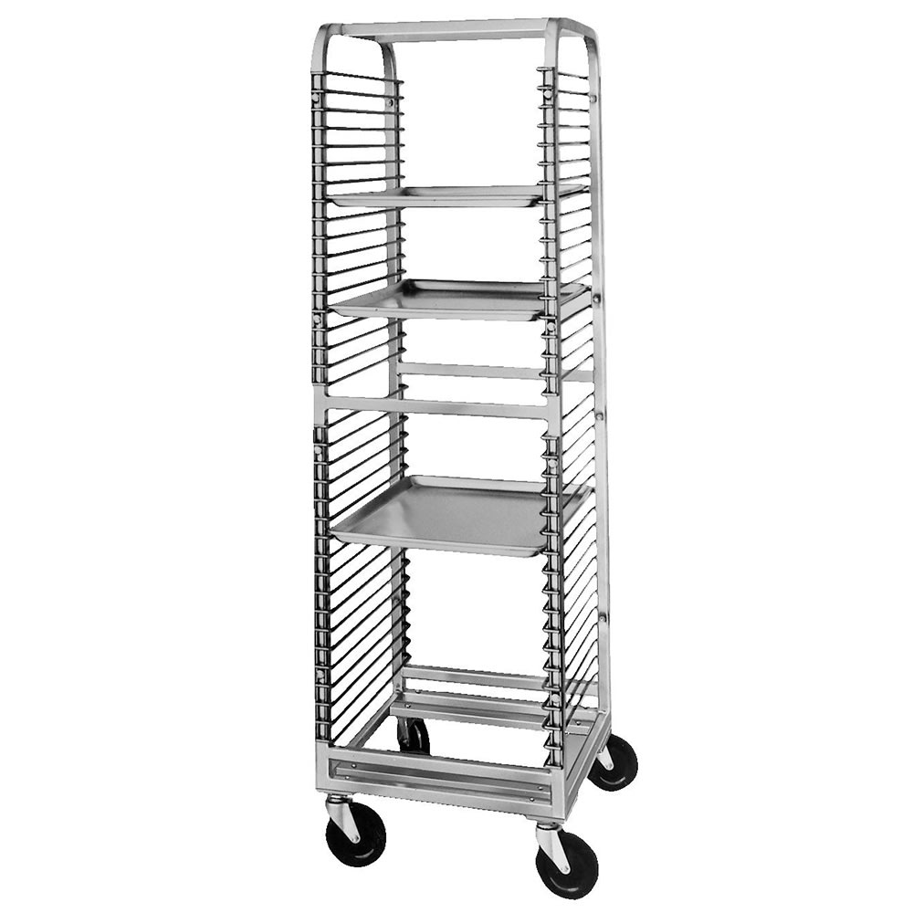 148-560NS 20 1/2"W 36 Sheet Pan Rack w/ 1 1/2" Bottom Load Slides