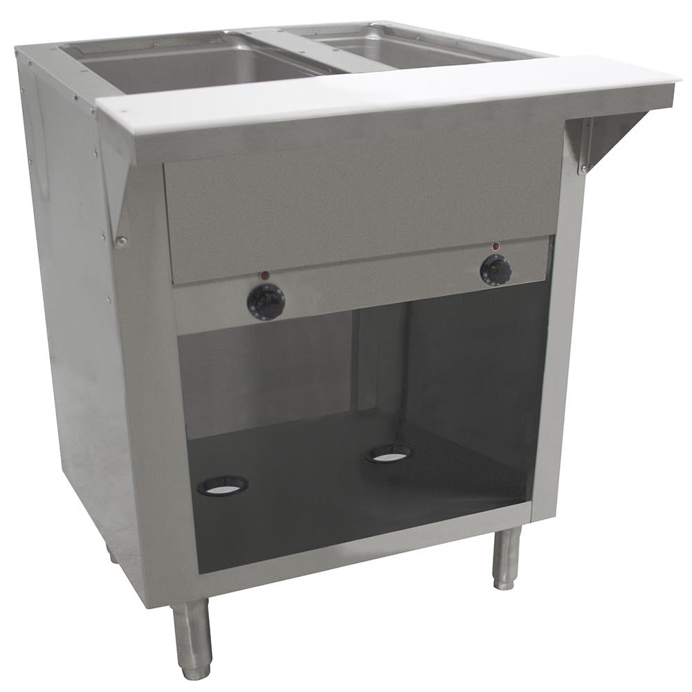 161-HF2E120BS 31 13/16" Hot Food Table w/ (2) Wells & Cutting Board, 120v