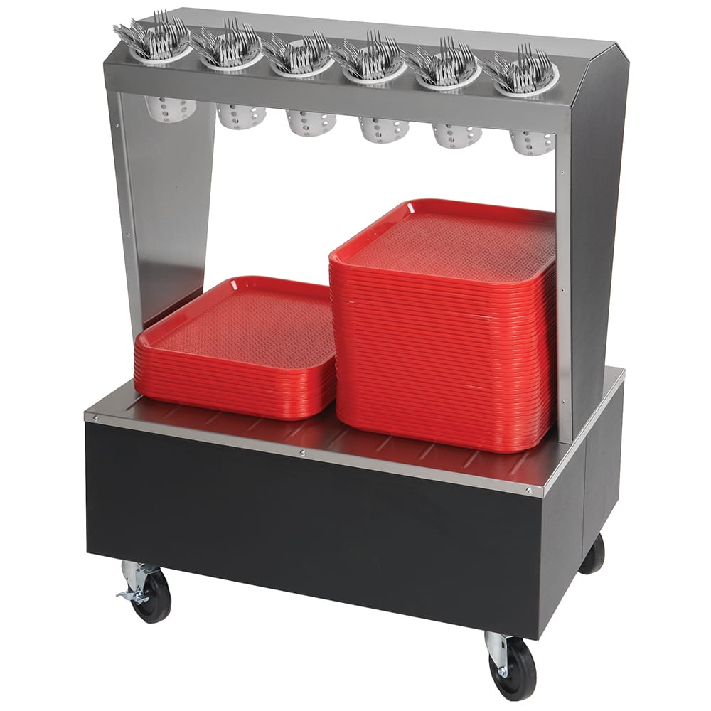 161-BSWSB Silverware Stand, Black