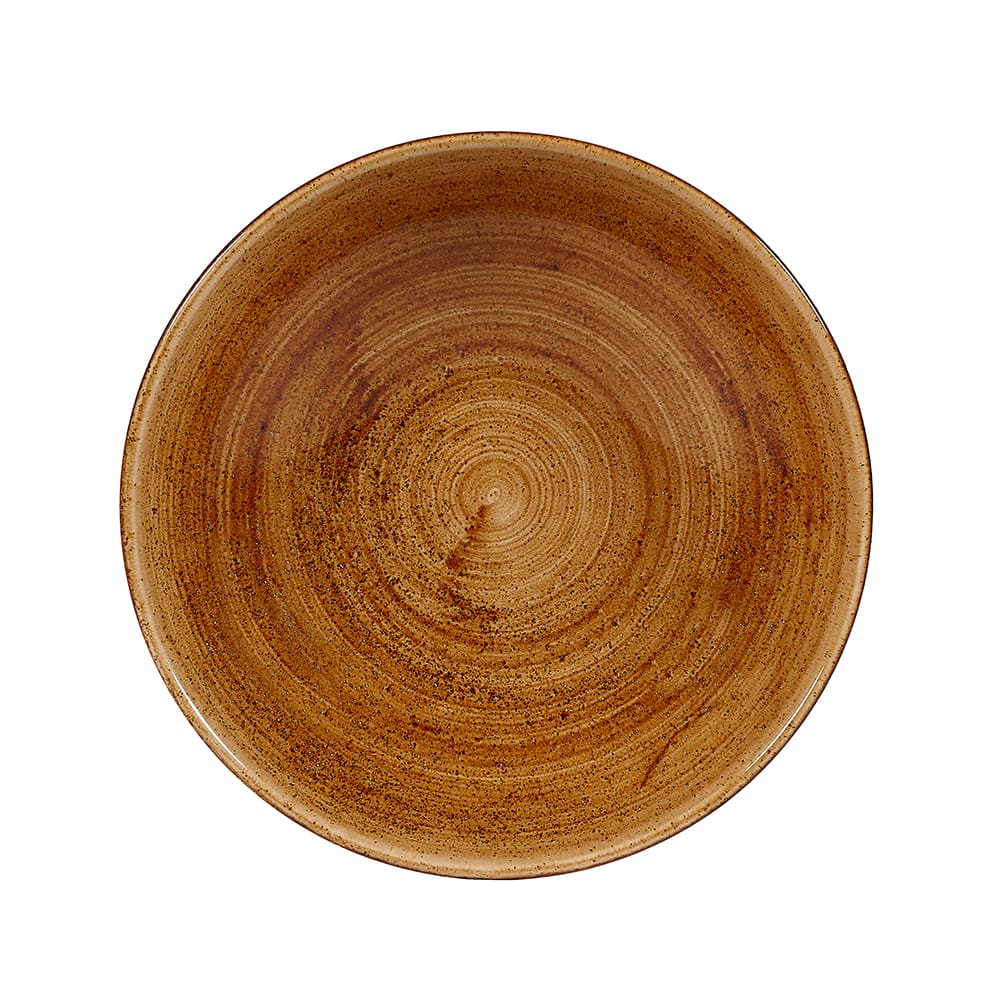 893-PAVCEVB71 15 oz Round Patina Bowl - Ceramic, Vintage Copper