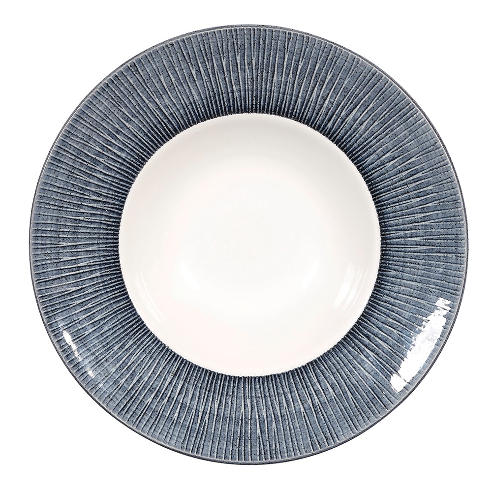 893-MBBALD271 11" Round Bamboo Spinwash Plate - Ceramic, Mist