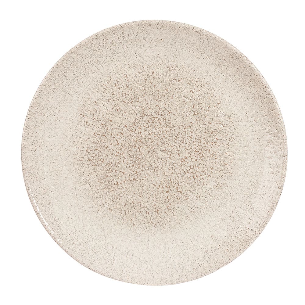 893-RKAGEV101 10 1/4" Round Raku Plate - Ceramic, Agate Grey