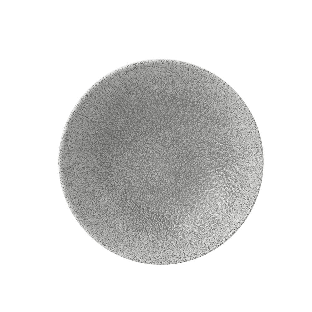 893-RKGJEVB71 15 oz Round Raku Bowl - Ceramic, Jasper Grey