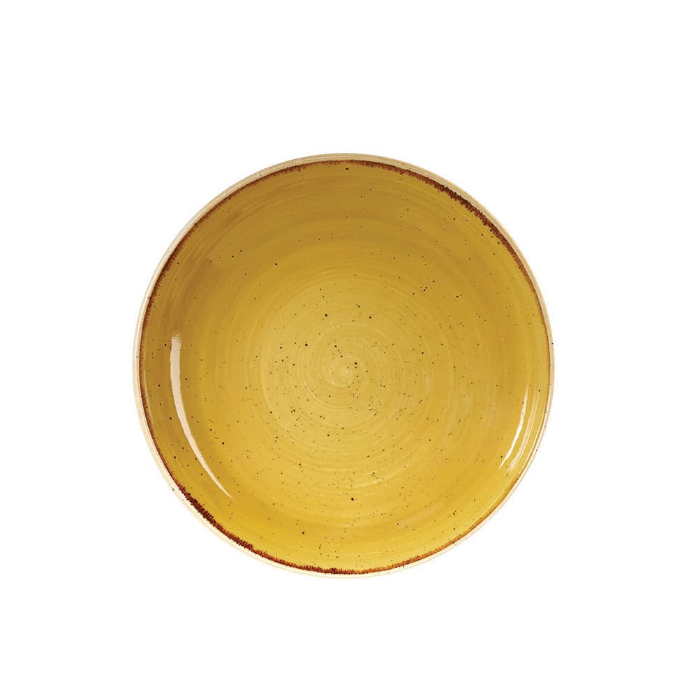 893-SMSSPLC21 84 1/2 oz Round Stonecast® Bowl - Ceramic, Mustard