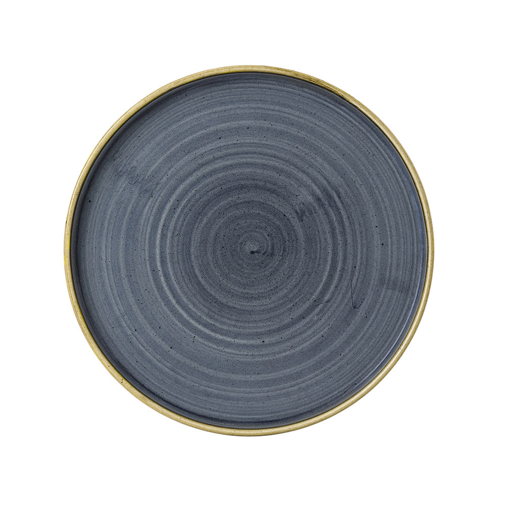 893-SBBSWP211 8 1/4" Round Stonecast® Chef's Plate - Ceramic, Blueberry