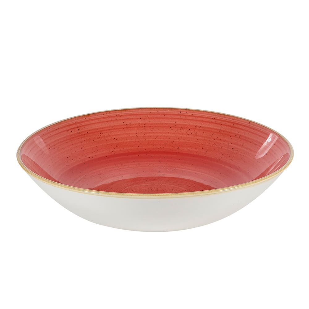 893-SBRSEVB71 15 oz Round Evolve Bowl - Ceramic, Berry Red