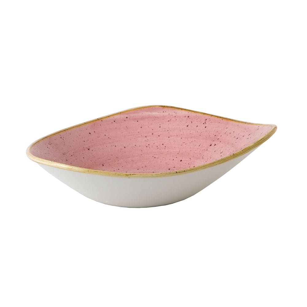 893-SPPSTRB91 21 oz Triangular Stonecast® Bowl - Ceramic, Petal Pink