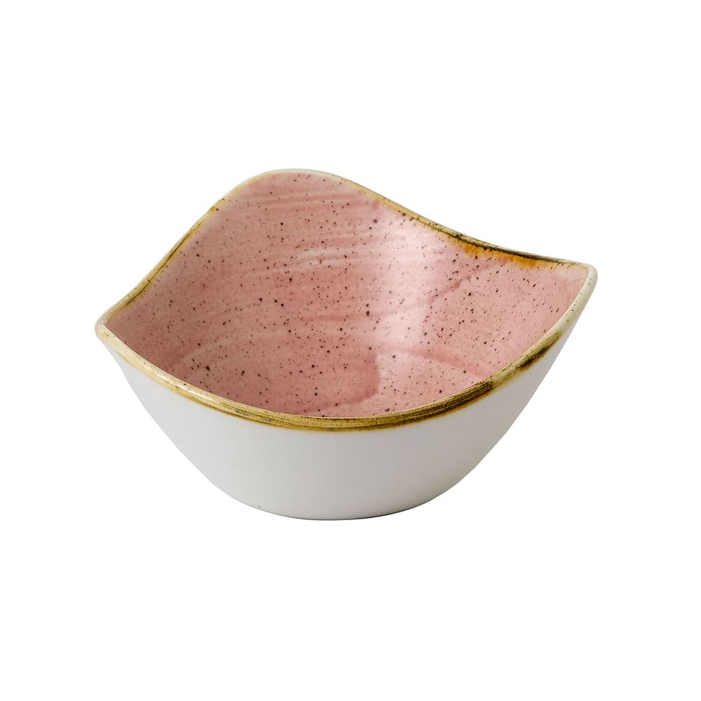 893-SPPSTRB61 9 oz Triangular Stonecast® Bowl - Ceramic, Petal Pink