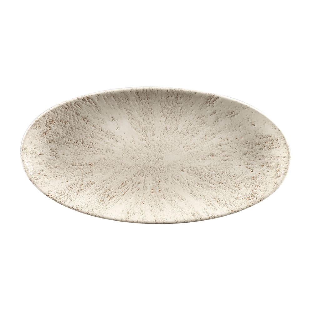 893-STAGOV301 Oval Studio Prints® Chef's Plate - 11 3/4" x 5 7/8", Ceramic, Agate...
