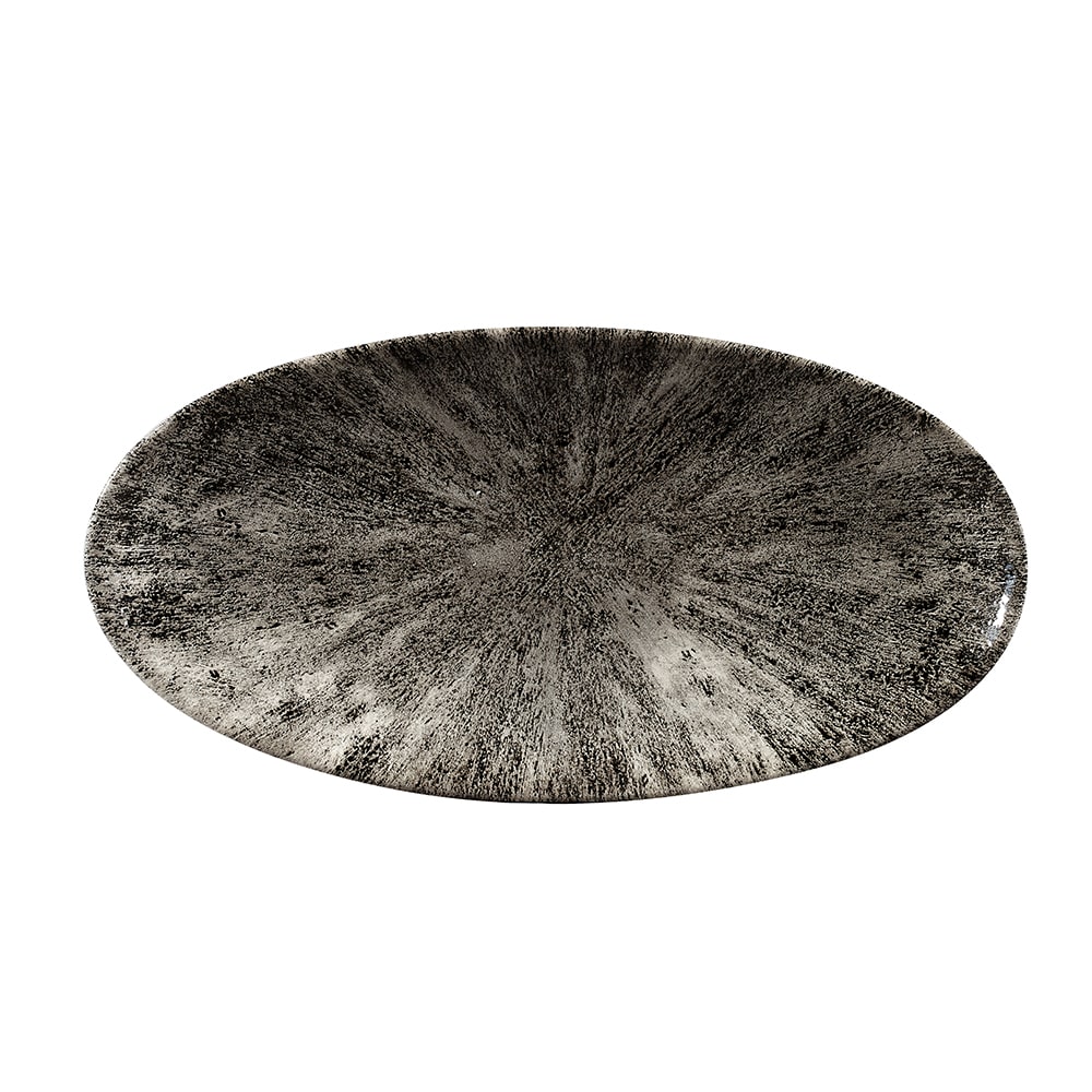 893-STQBOV301 Oval Studio Prints® Chef's Plate - 11 3/4" x 5 7/8", Ceramic, Quartz...