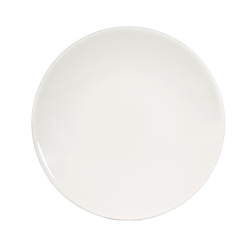 893-WHPD271 11" Round Profile Plate - Ceramic, White