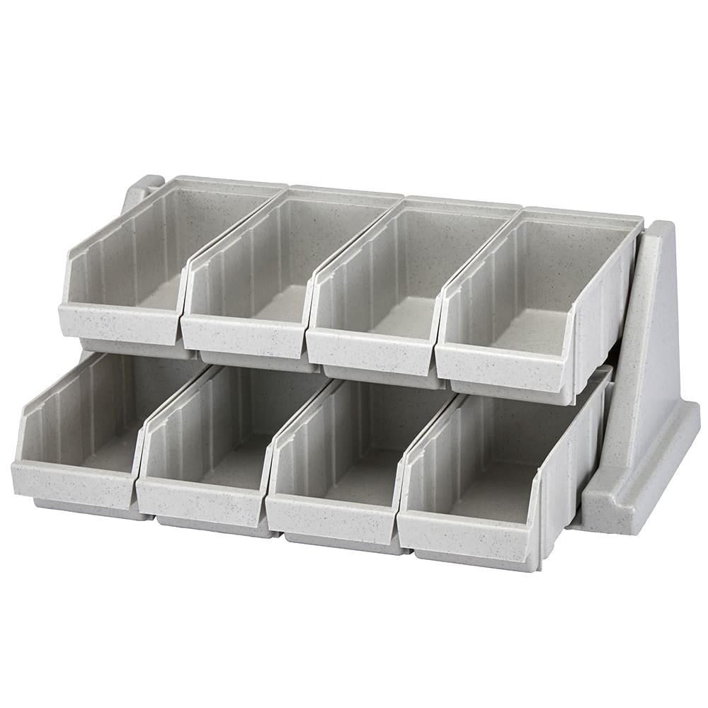 144-8RS8480 Condiment Organizer w/ (8) Bins - Gray