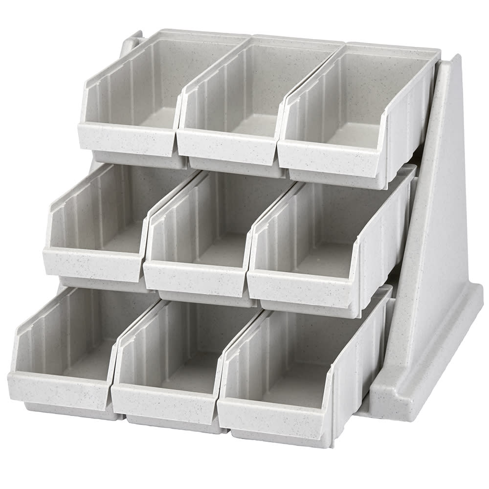 144-9RS9480 Condiment Organizer w/ (9) Bins - Gray