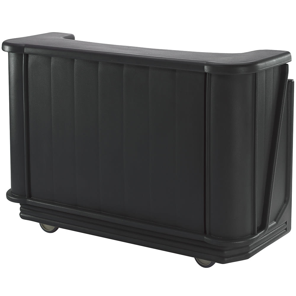 144-BAR650110 67 1/2" Cambar® Portable Bar w/ 80 lb Ice Bin, Speed Rail, & Waste Water B...