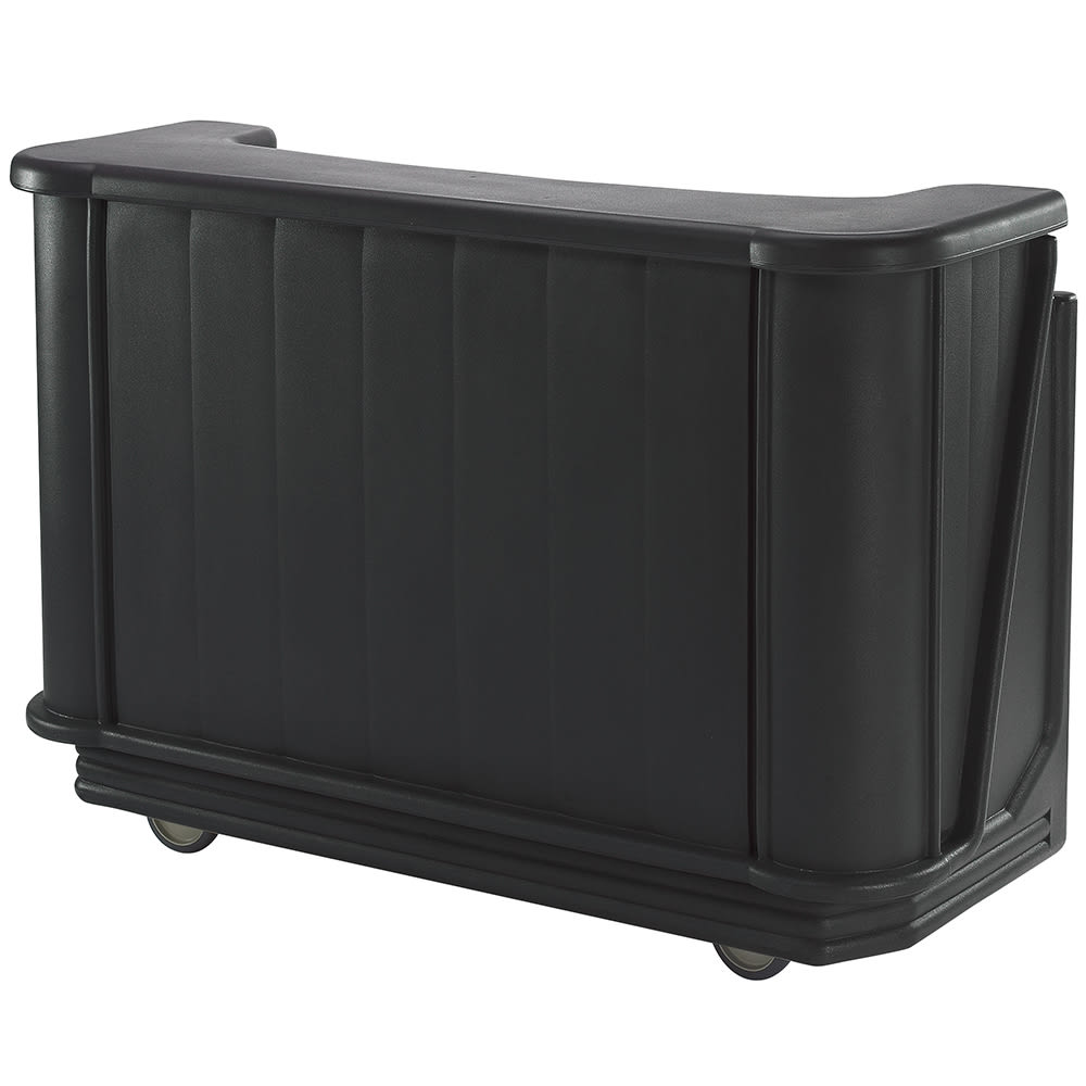 144-BAR650DX110 67 1/2" Portable Bar - Pre-Mix Drink System, CO2, Black