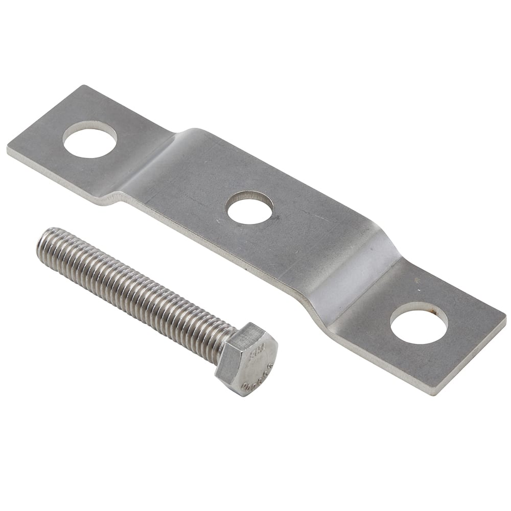 144-CSEQ3 Camshelving® Seismic Foot - 6 1/2 x 1 1/2 x 3 1/2" Silver