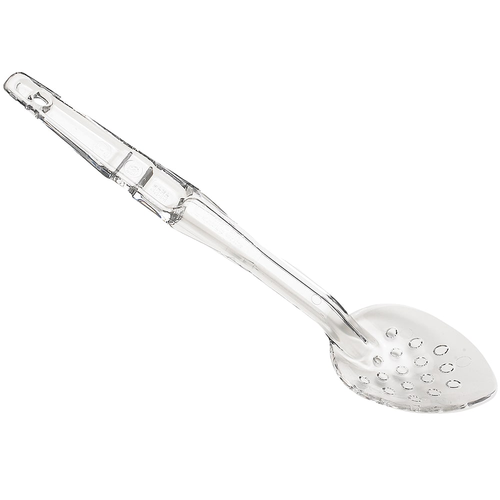 144-SPOP13CW135 13" Perforated Spoon - Clear