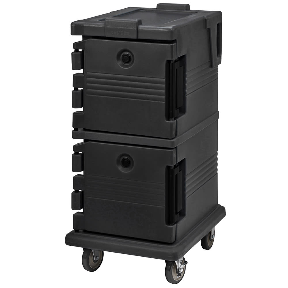 144-UPC600110 Ultra Camcart® Insulated Food Carrier - 45 qt w/ (8) Pan Capacity, Black