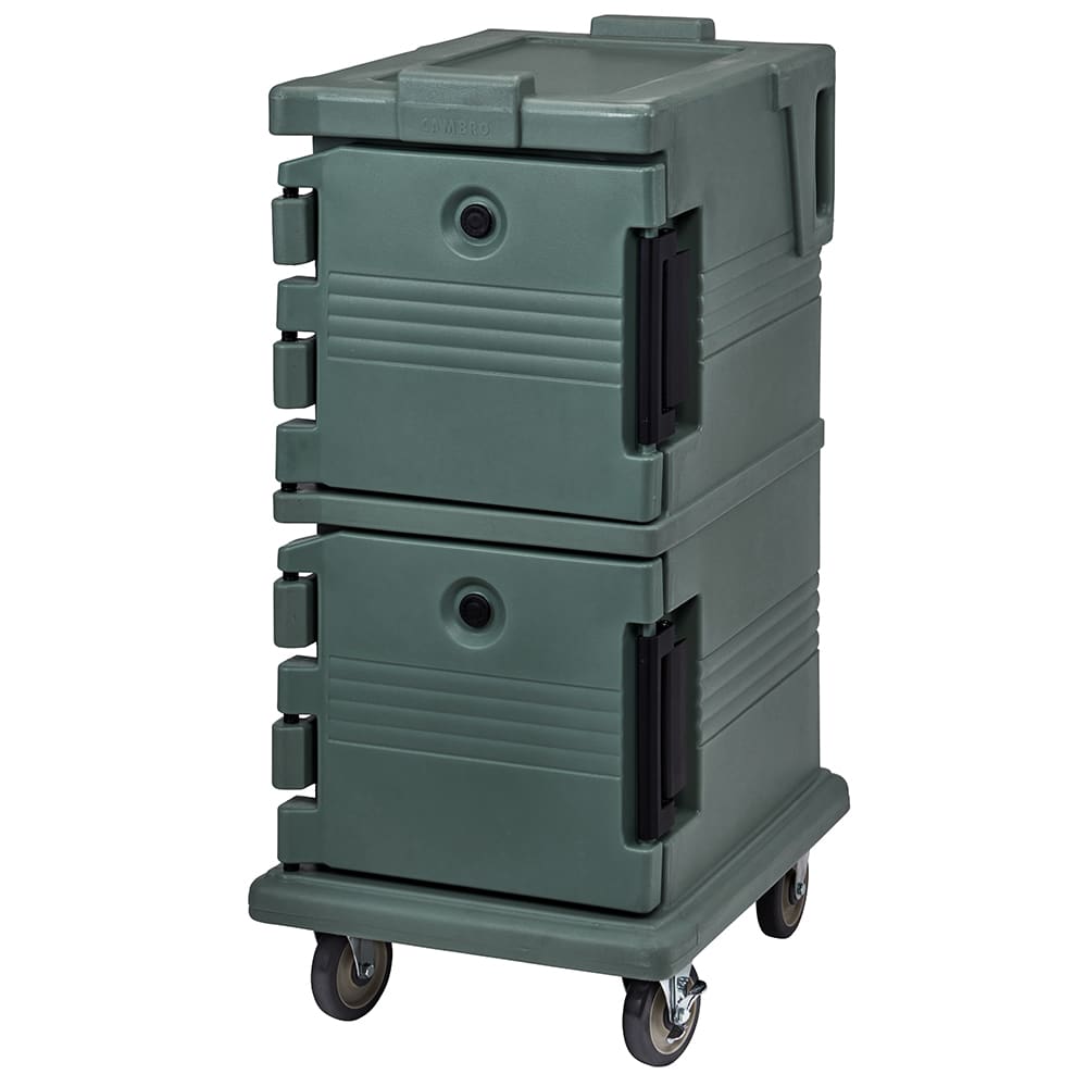 144-UPC600192 Ultra Camcart® Insulated Food Carrier - 45 qt w/ (8) Pan Capacity, Green
