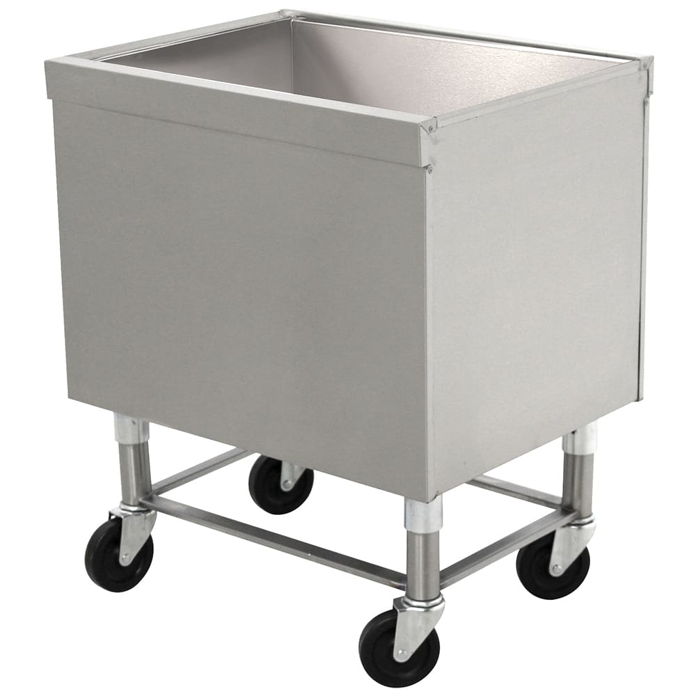 161-SCIMIC36 36" x 18 3/4" Underbar Basics™ Drop In Ice Bin w/ 155 lb Capacity - Insula...