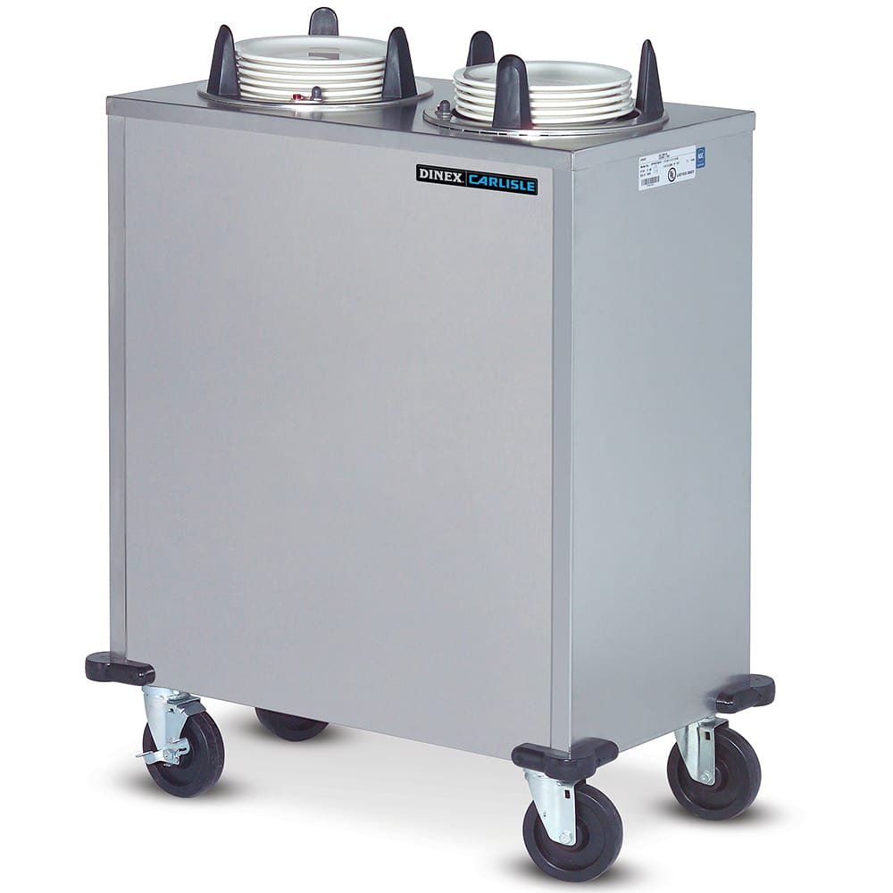 171-DXIDP2E0912 30 5/8" Mobile Dish Dispenser w/ (2) Columns, Stainless