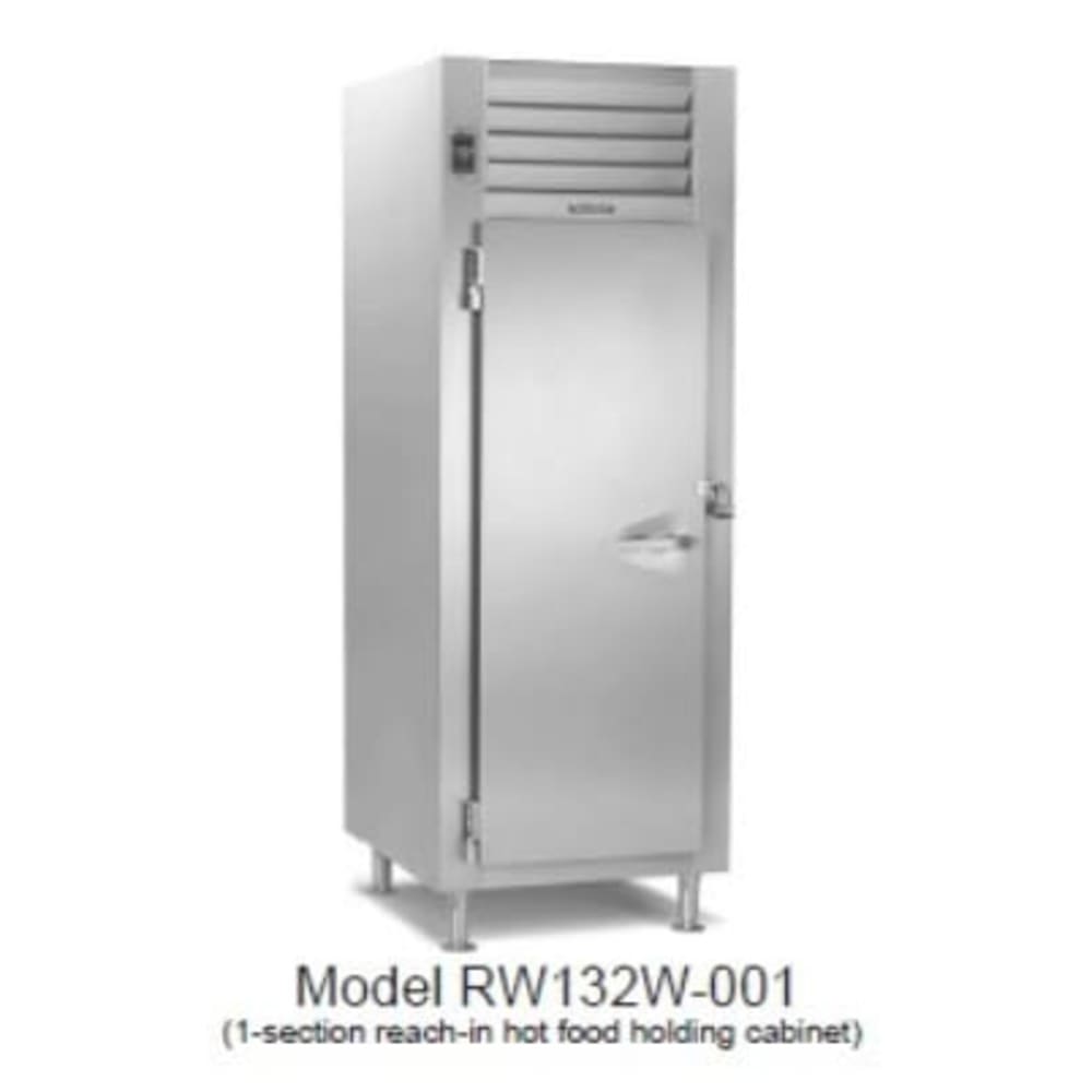 206-RI132LPCOR02 Full Height Insulated Stationary Heated Cabinet w/ (1) Rack Capacity, 208v/1ph