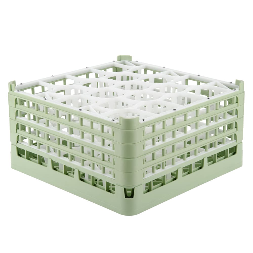 175-527091 Signature Lemon Drop™ Glass Rack w/ (20) Compartments - Green