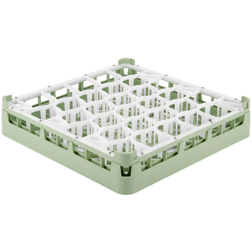 175-528111 Signature Lemon Drop™ Glass Rack w/ (30) Compartments - Green