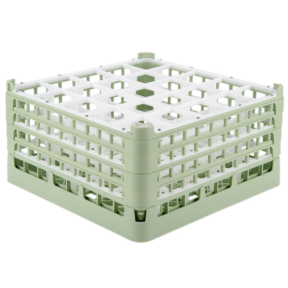 175-527761 Signature Glass Rack w/ (25) Compartments - Green