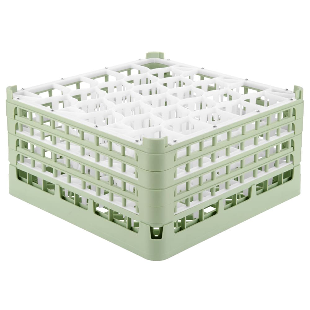 175-528451 Signature Lemon Drop™ Glass Rack w/ (30) Compartments - Green