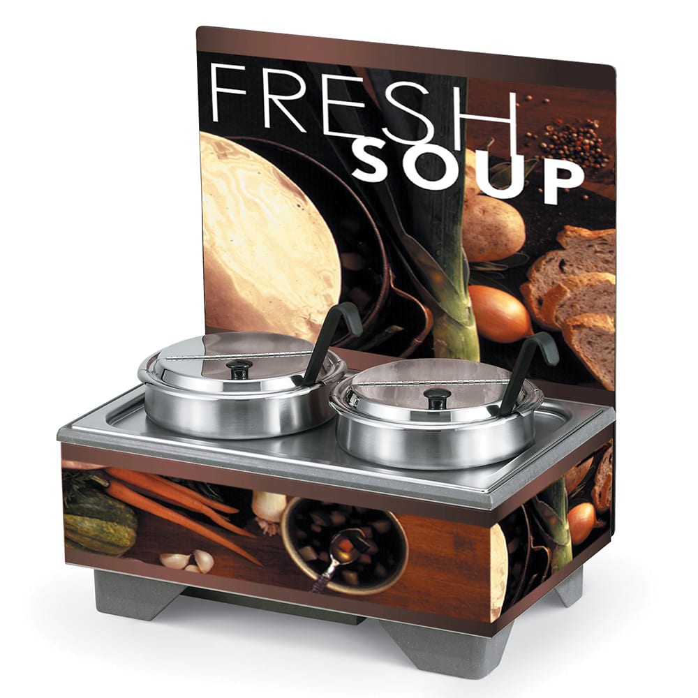 175-720202002 Full Size Soup Merchandiser Base - Tuscan, 7 qt Accessories, 120v