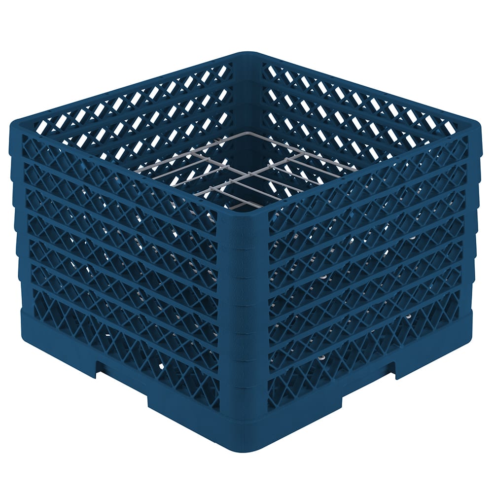 175-PM1412644 Dishwasher Rack - 14 Plate Capacity, 6 Extenders, Royal Blue