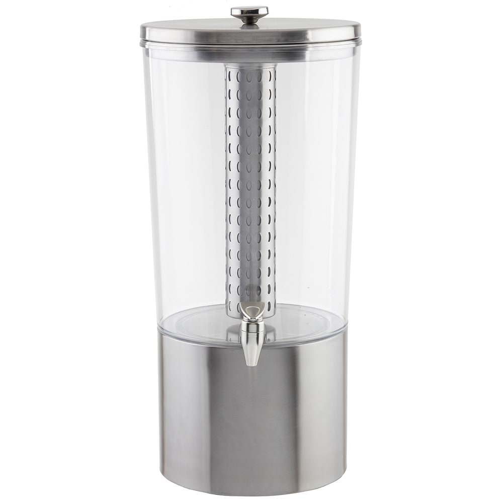 229-10451 4 1/2 gal Beverage Dispenser - Plastic Container, Stainless Steel Base