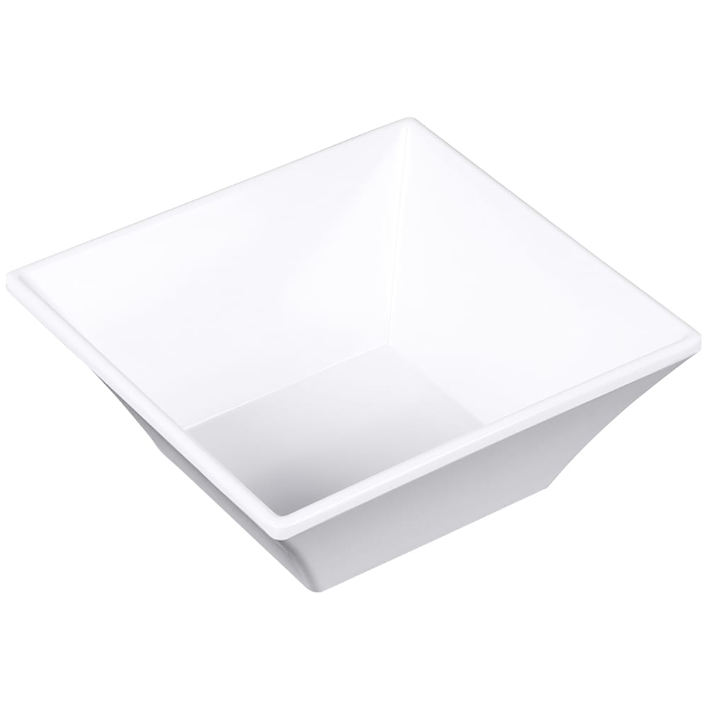 701-DB5SQW 11 oz Square Melamine Bowl, White