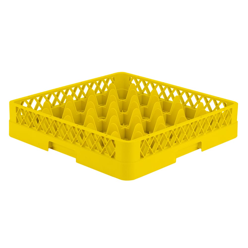 175-TR608 Rack-Master Glass Rack w/ (25) Compartments - Yellow