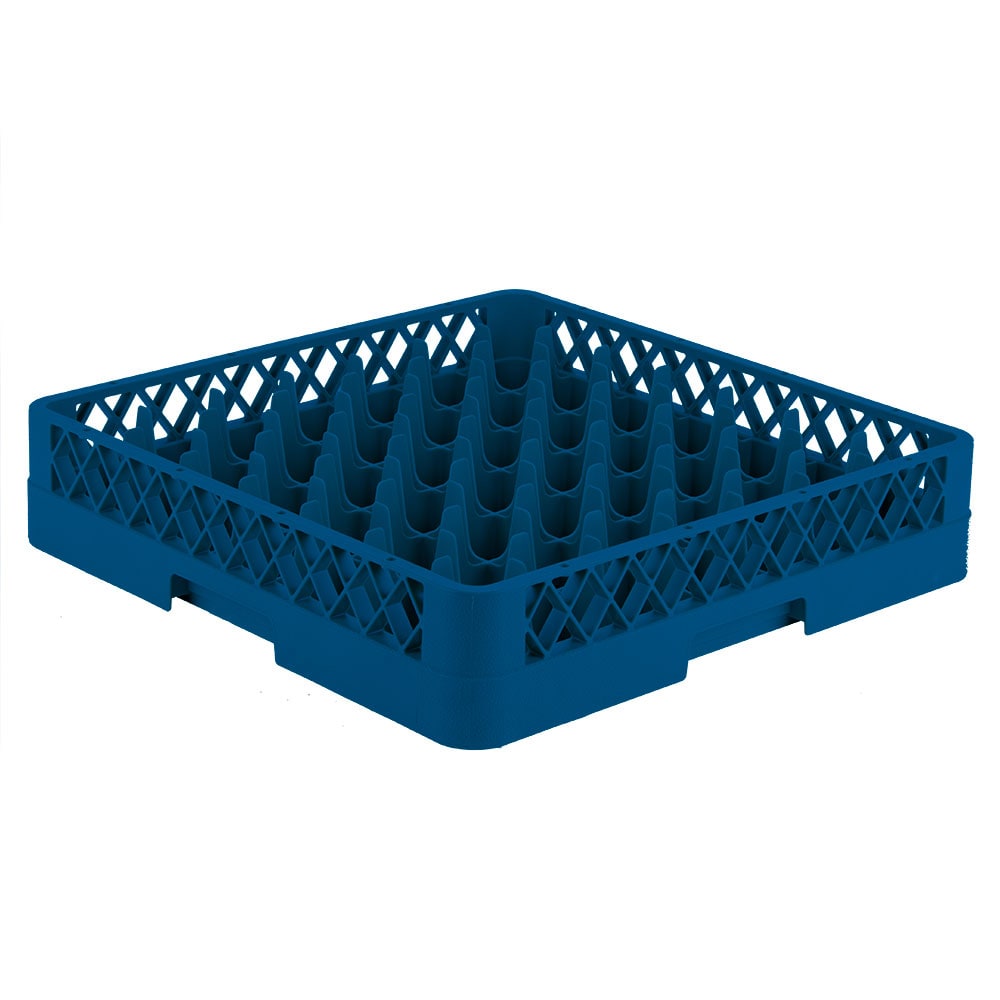 175-TR944 Rack-Master Glass Rack w/ (49) Compartments - Royal Blue