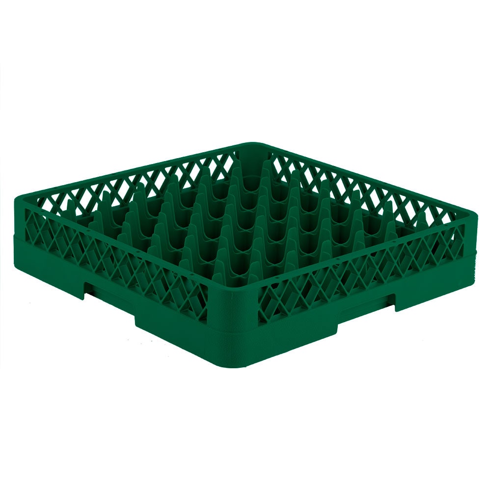 175-TR919 Rack-Master Glass Rack w/ (49) Compartments - Green