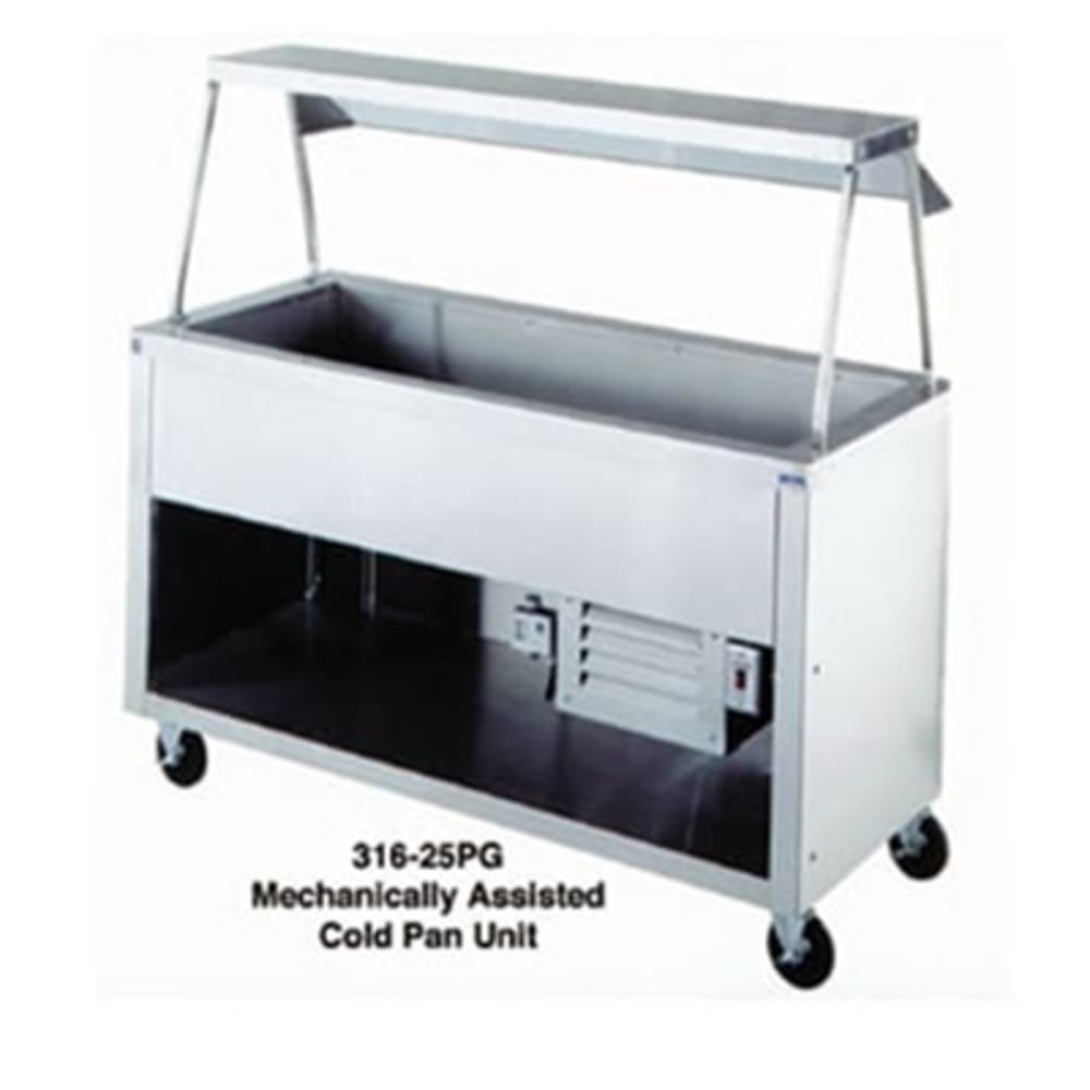 212-31525SSN7120 42 1/2" AeroServ™ Cold Food Bar - (3) Pan Capacity, Floor Model, Stainless...