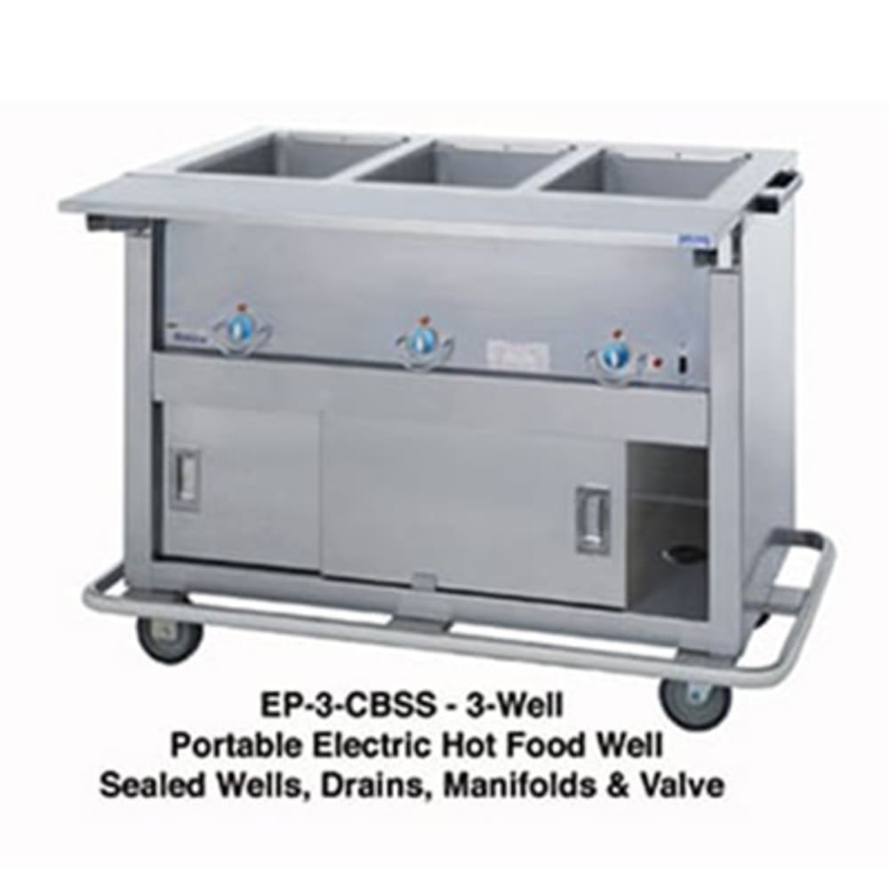 212-EP5CBSS2401 74" Hot Food Table w/ (5) Wells & Cutting Board, 240v/1ph