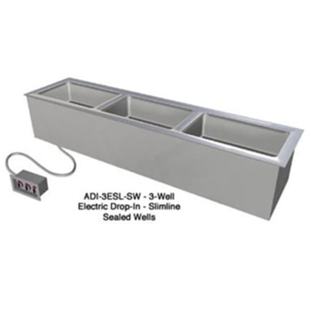 212-ADI2ESLSW2081 46 1/4" Drop In Hot Food Table w/ (2) Wells, 208v/1ph