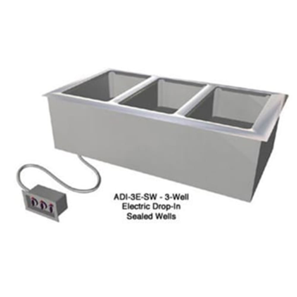 212-ADI2ESW2081 32 1/4" Drop In Hot Food Table w/ (2) Wells, 208v/1ph