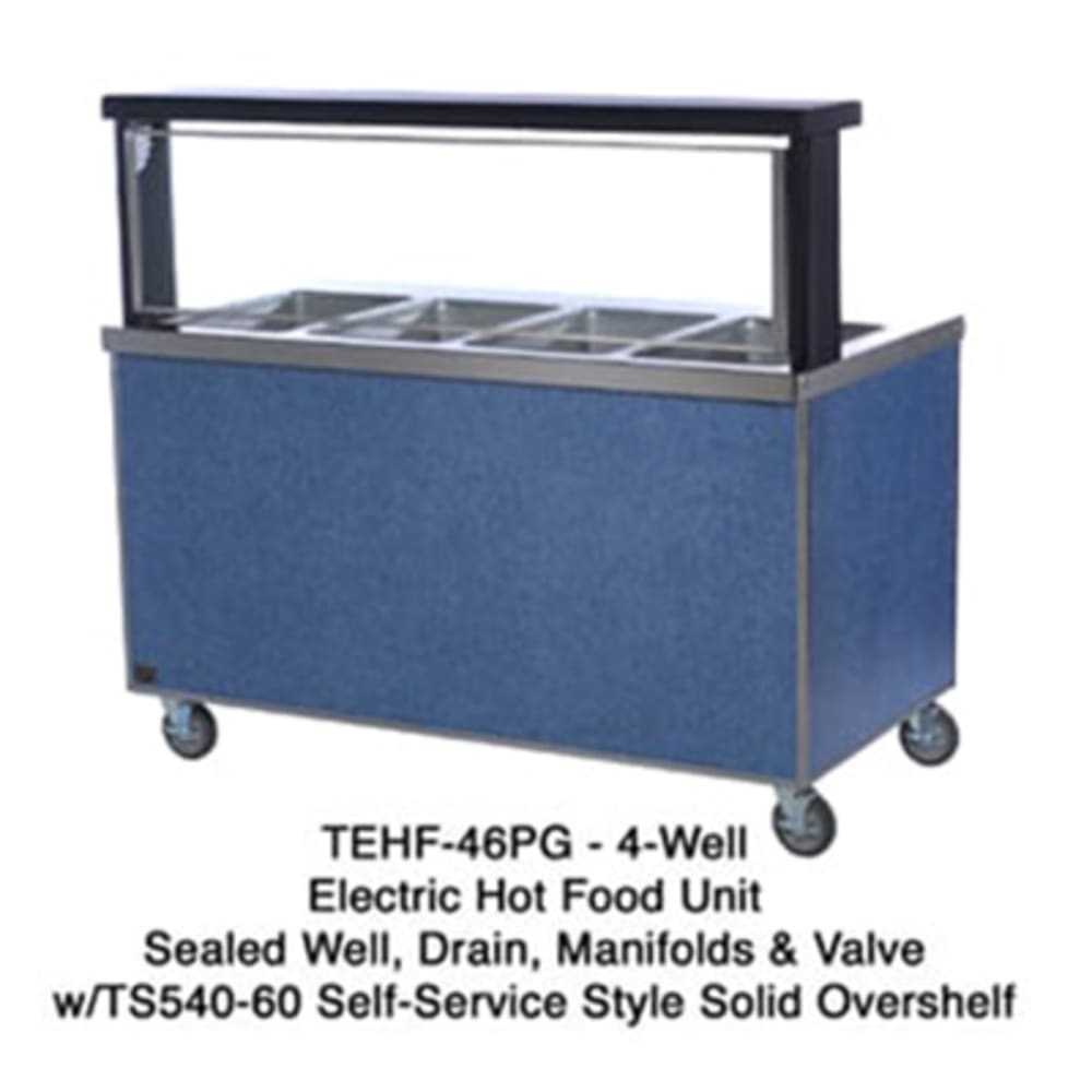 212-TEHF46SS2081 46" Hot Food Table w/ (3) Wells & Undershelf, 208v/1ph