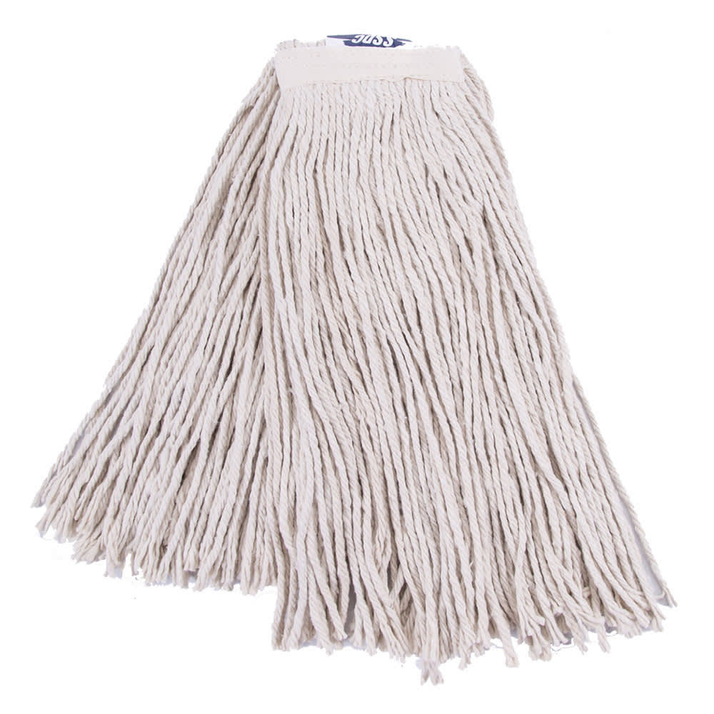 867-92213306 24 oz Mop Head - Cut End, 4 Ply Cotton, White