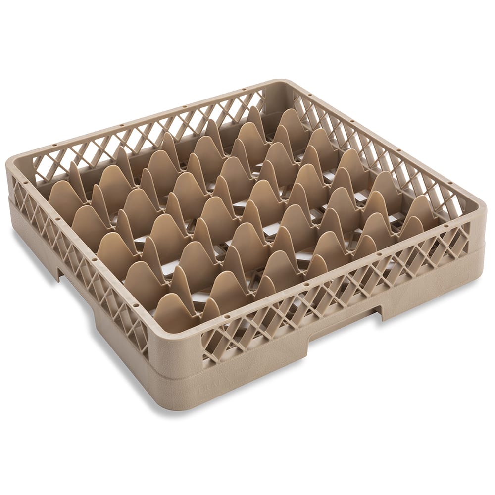 175-TR7 Traex® Glass Rack w/ (36) Compartments - Beige