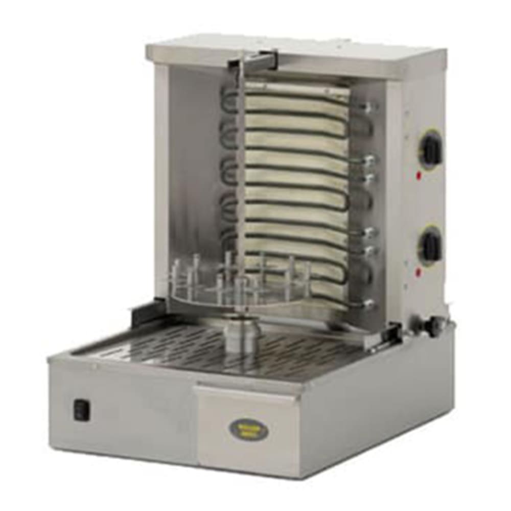 Equipex GR 40E Gyro Grill w/ 33 lb Meat Capacity - (2) Heating Zones, 208 240v/1ph