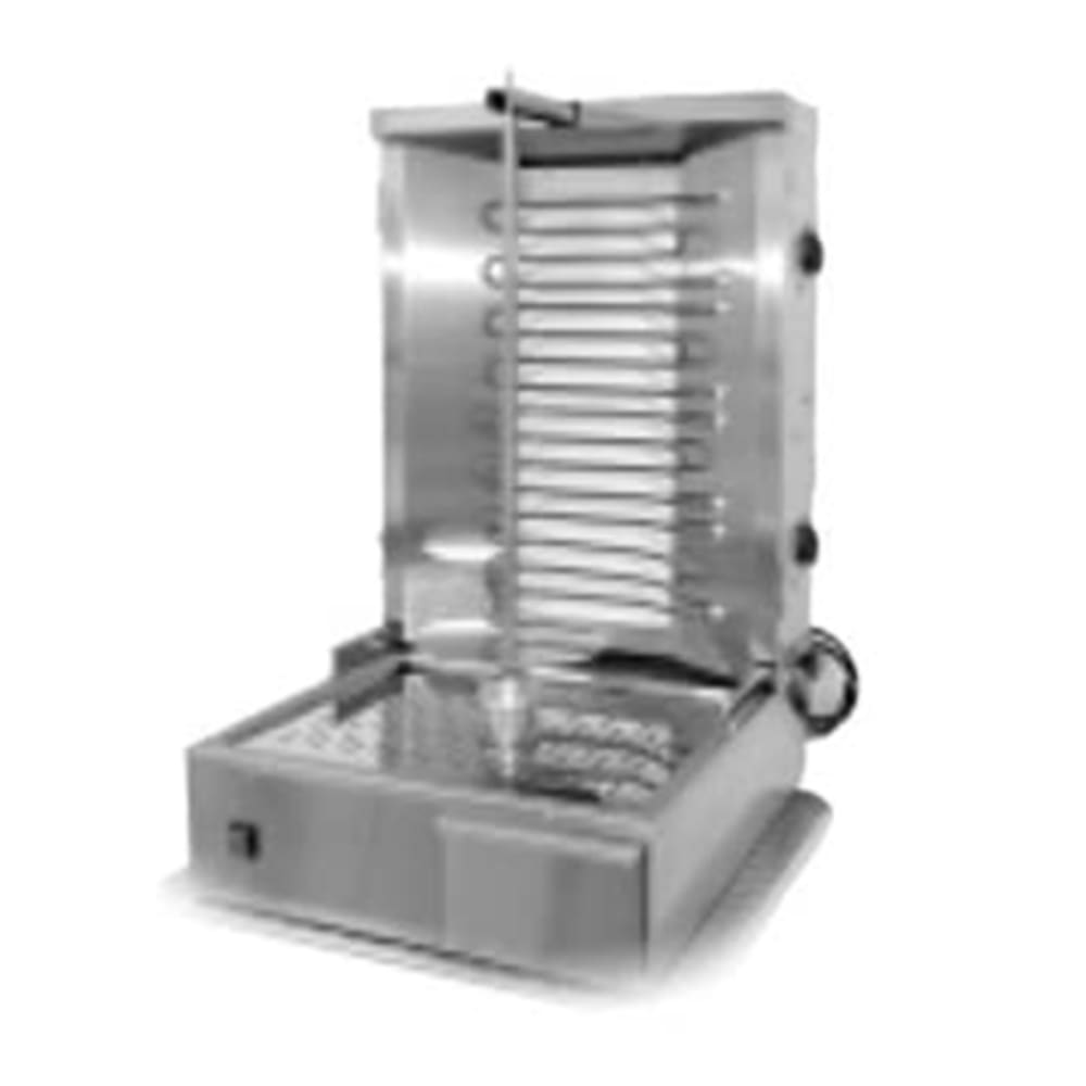Equipex GR 60E Gyro Grill w/ 55 lb Meat Capacity - (2) Heating Zones, 208 240v/3ph