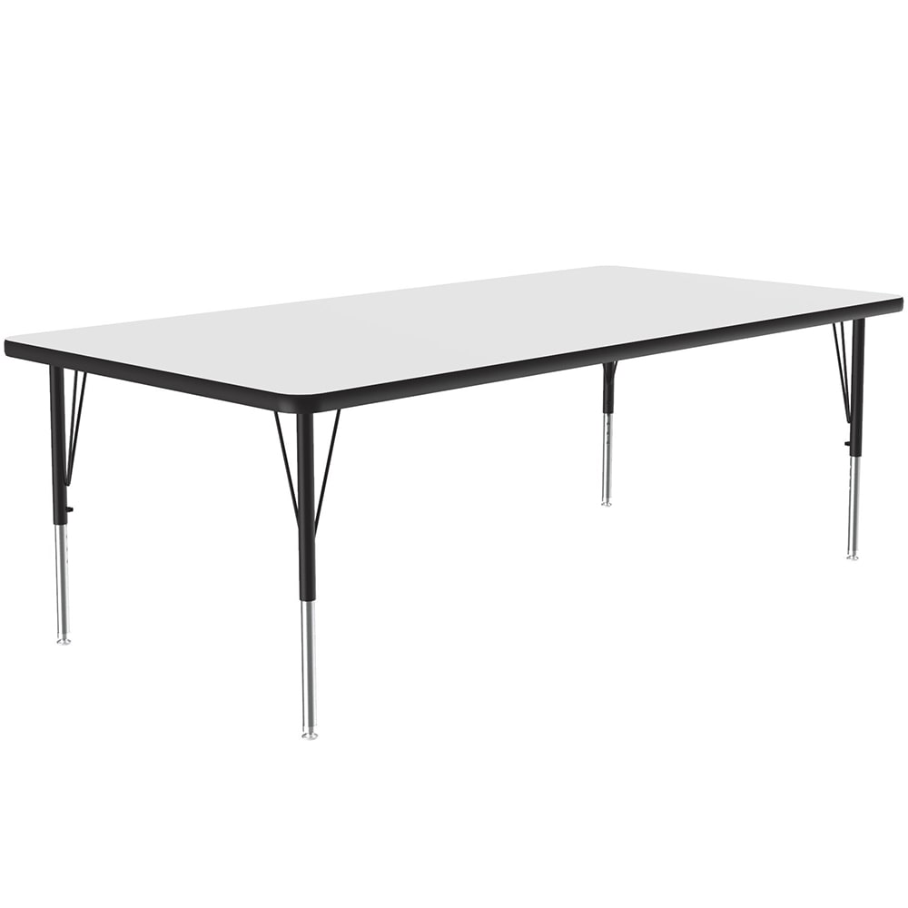 228-A3672REC36 Activity Table w/ 1 1/4" High Pressure Top, 72"W x 36"D, White